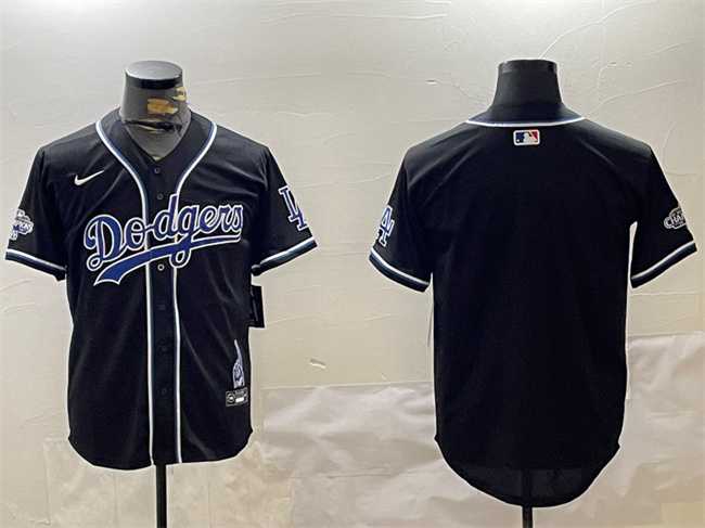 Womens Los Angeles Dodgers Blank Black 2024 World Series Champions Limited Stitched Jersey->mlb womens jerseys->MLB Jersey